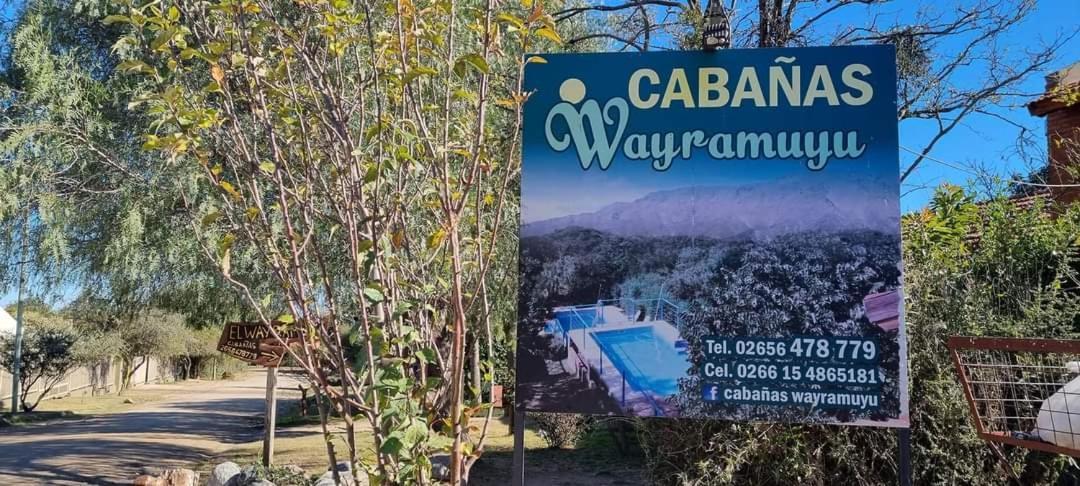 Cabañas Wayramuyu Merlo Exterior foto